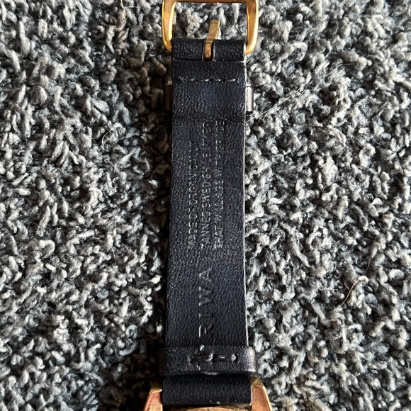 Triwa Womens Ivory Aska Watch Thin Gold Leather 32mm Swedish - Picture 10 of 11